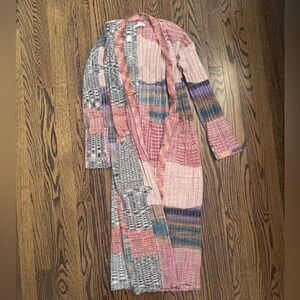 Anthropologie Multicolor Knit Cardigan